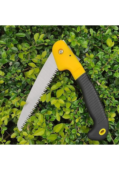 Şahin Tools Sht-018 Katlanır Budama Testeresi - 18 Cm Yüksek Karbonlu Çelik Bıçak, Ergonomik Tu