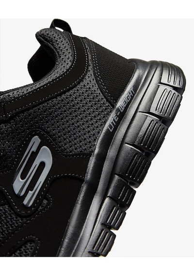 Skechers Burns - Agoura Erkek Siyah Spor Ayakkabı 52635 Bbk Siyah