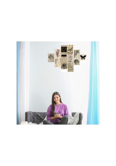 A5 Gotik Fairygrunge Wall Collage Poster Seti Hediyelik Genç Odası Estetik Duvar Afişi