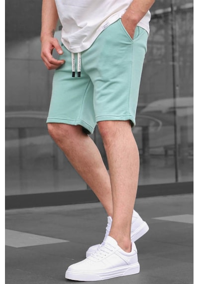 Madmext Mint Yeşili Basic Erkek Şort 6505-mint Yeşili Mint