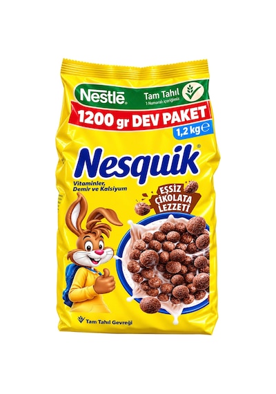 Nesquik Kakaolu Tahıl Gevreği 1200 Gr Ve Çilektop 310 Gr 2 Li Paket