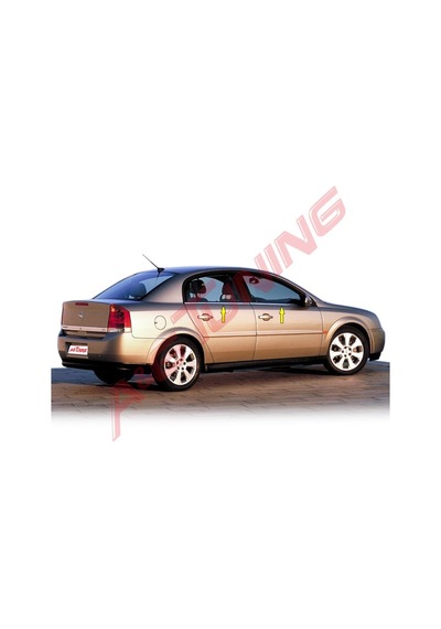 Opel vectra C Krom Cam Çıtası 2004 Üzeri 4Prç Paslanmaz Çelik N11.6402