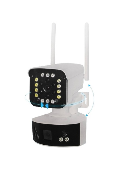 3032 Akıllı Smart Güvenlik Kamerası 2 Lens Alert Wi-fi Ptz Diğer