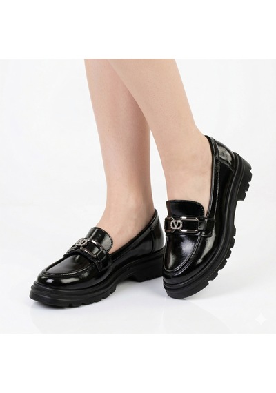 Ayakkabımood Sl2001 V Toka Kadın Loafer Günlük Ayakkabı Kahverengi