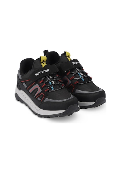 Slazenger KROSS KTN Çocuk Cırt Cırtlı Siyah / Kırmızı Günlük Spor Ayakkabısı