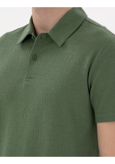Pierre Cardin Erkek Haki Tişört 50307581-vr027 Haki
