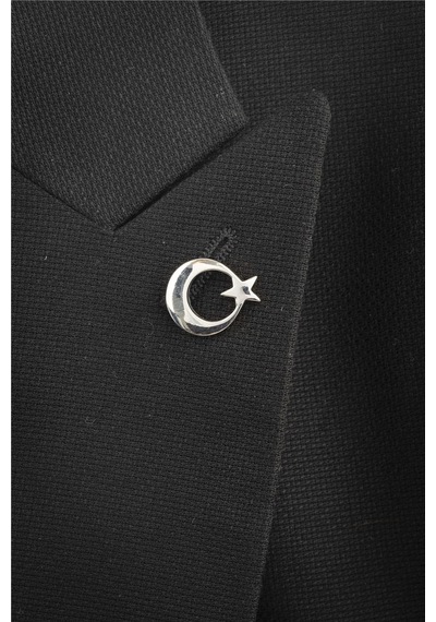 Ayyıldız Gümüş Rozet -8475 Gümüş