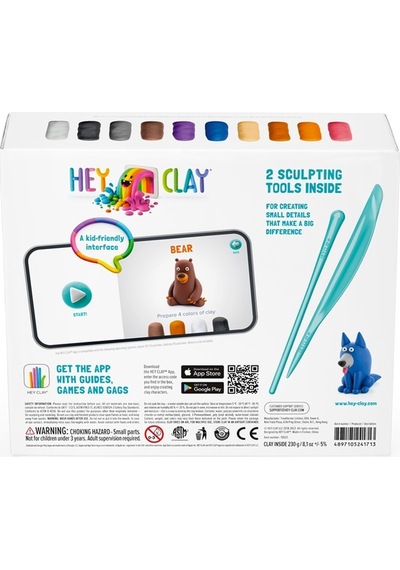 Hey Clay Hava İle Kuruyan Kil 15'li Kutu - Orman Hayvanları