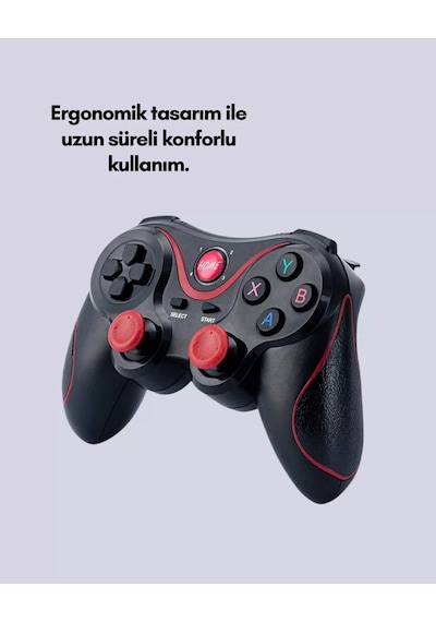 Ergonomik Tasarımlı Çok Yönlü Wireless Gamepad Mh-hs3243-6390