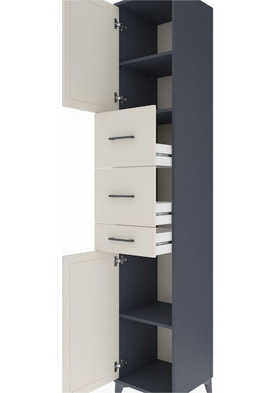 Hyperion Dolap 3 Raflı 3 Çekmeceli 2 Kapaklı 44x44x243 Antrasit-aytaşı Antrasit Hyperion Dolap 3 Raflı 3 Çekmeceli 2 Kapaklı 44x44x243 Antrasit-aytaşı Antrasit