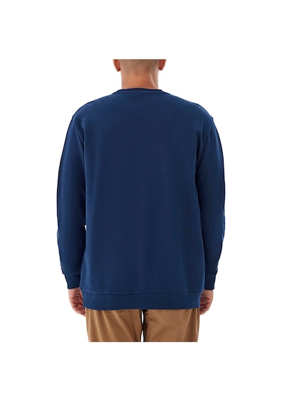 Columbia Csc Basic Bar Split Crew Erkek Sweatshirt-7391 Koyu Lacivert