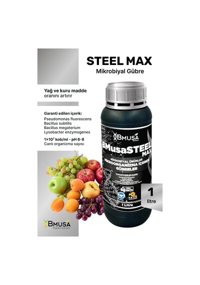 Bmusa Steelmax 1lt Mikrobiyal Gübre 1 L