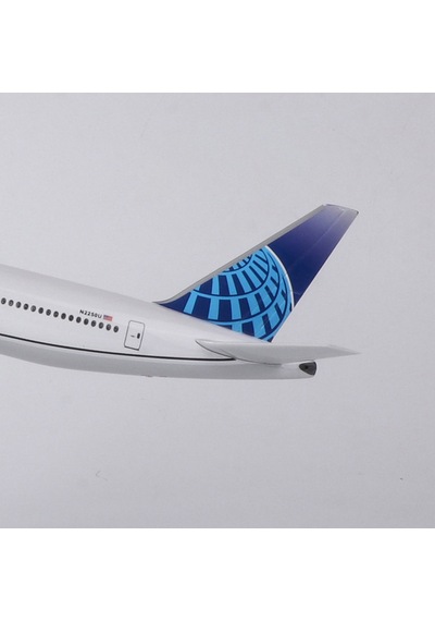 United Air B777 Yolcu Uçağı Model Uçak 1/157 Ölçek 47cm