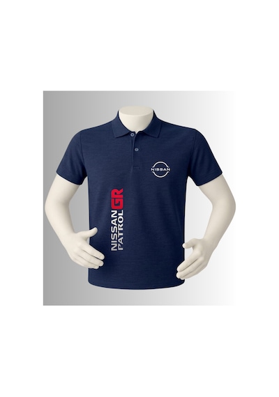 Dafri Özel Tasarım Nıssan Patrol Baskılı Kaliteli Pamuklu T-shirt Lacivert