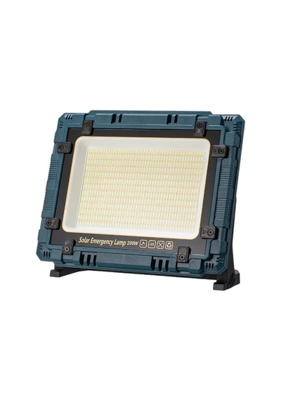 W8109-1 Kamp Tipi 200 Watt Ledli Solar Aydınlatma / Acil Durum Lambası