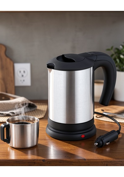 12v Araç Kettle Paslanmaz Çelik 1 L Otosuısıtıcı-7