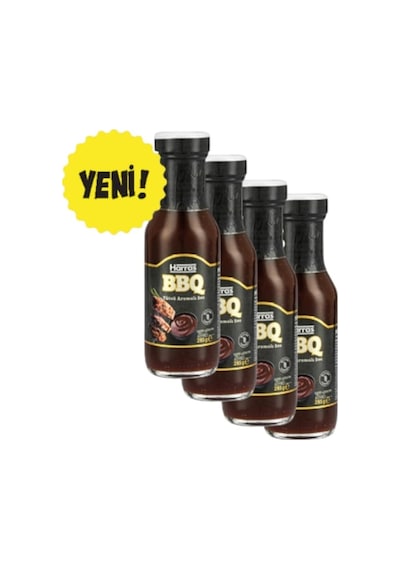 Barbekü Sos Cam Şişe 4 Adet X 285 Gr