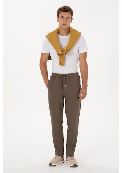U.s. Polo Assn. Erkek Vizon Eşofman Altı 50315588-vr052 Vizon