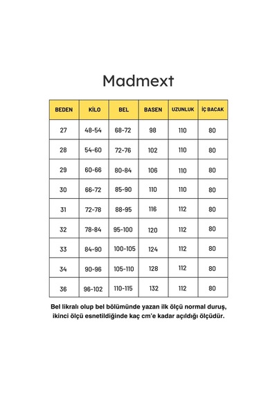 Madmext Lacivert Yüksek Bel Likralı Taşlı Kadın Jean Pantolon Mg2271 Lacivert