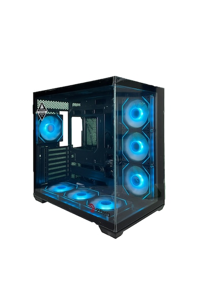 Zoko Emperor Siyah 7x12cm Argb Fanlı Atx Gaming Akvaryum Kasa