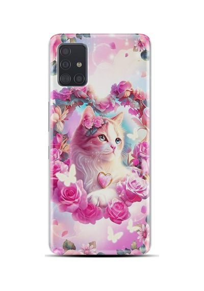 Samsung Samsung Galaxy Uyumlu A31 Kılıf Boutique Baskılı Resimli Güzel Kedi Pcode -037