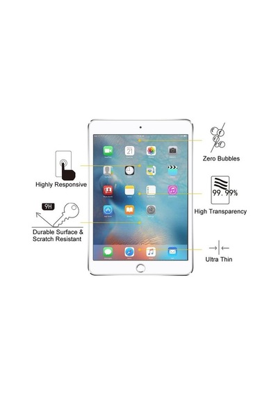 Apple Uyumlu iPad  Mini 4. Nesil Ekran Koruyucu Flexible Nano