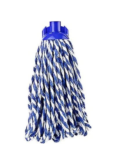 Elmop Pm01 Yedek Vidalı Mop Paspas Püskül Ucu Pamuklu Mikrofiber İpli Mop Yedeği Başlığı 5'li