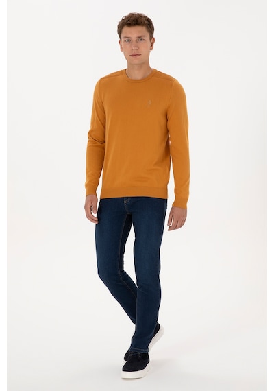 U.S. Polo Assn. Erkek Koyu Mavi Slim Fit Jean Pantolon 50316544-DN0030 U.S. Polo Assn. Erkek Koyu Mavi Slim Fit Jean Pantolon 50316544-DN0030