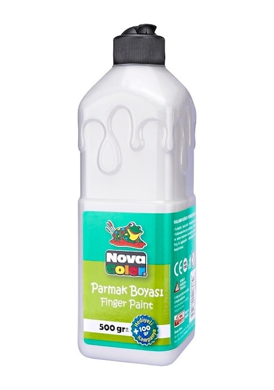 Nova Color Nc-374 Parmak Boyası 500gr Beyaz Karışık
