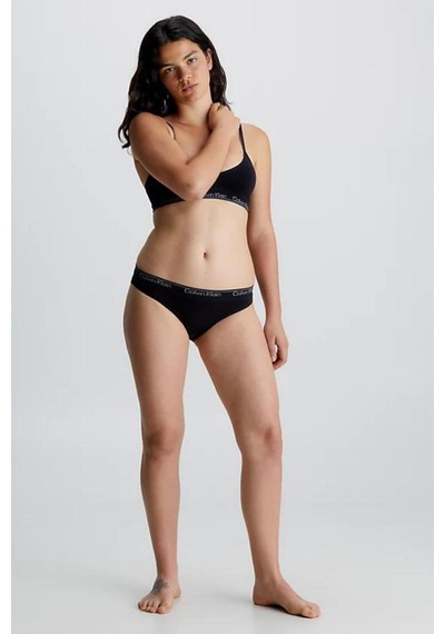Kadın Calvin Klein İmzalı Elastik Bantlı Siyah Külot 000qf7096e Ub1