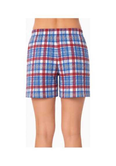 Yasar Underwear Kadın Ekose Şort Pijama Altı Kurdele Detaylı Lastikli Bel Rahat Kesim Mavi,bordo Mavi,bordo Yasar Underwear Kadın Ekose Şort Pijama Altı Kurdele Detaylı Lastikli Bel Rahat Kesim Mavi,bordo Mavi,bordo