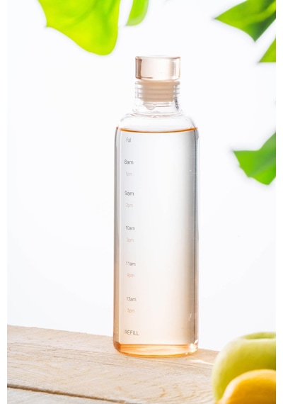 Acar Pury Turuncu Cam Su Matarası - 500 Ml Turuncu