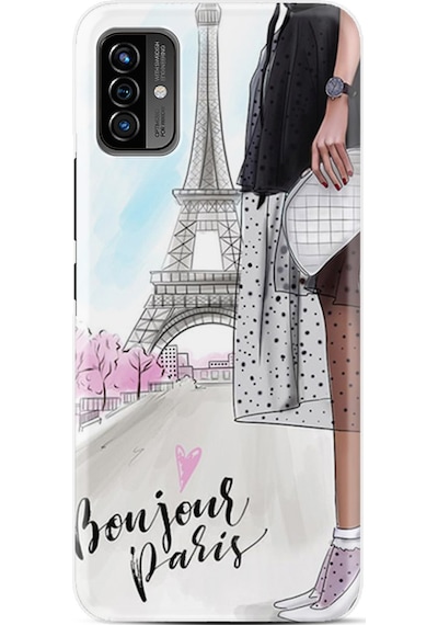 Reeder P13 Blue Max Pro Lite 2022Kılıf Resimli Desenli Baskılı Silikon Bonjour Paris 1419