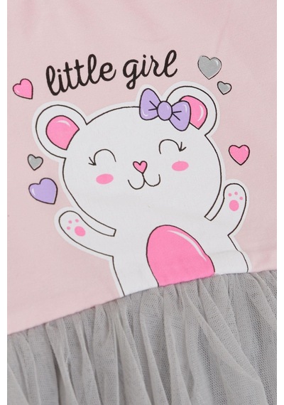 Breeze Kız Çocuk Uzun Kollu Elbise Küçük Kızlar Sevgi Temalı Mutlu Ayıcık Baskılı Tüllü 1-4 Yaş, Pembe-pembe Pembe Breeze Kız Çocuk Uzun Kollu Elbise Küçük Kızlar Sevgi Temalı Mutlu Ayıcık Baskılı Tüllü 1-4 Yaş, Pembe-pembe Pembe