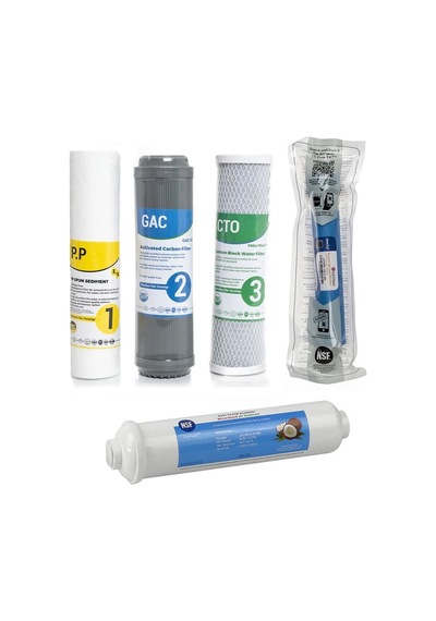 Sulook Su Arıtma Cihazı Çift Karbonlu Açık Kasa 5'Li Filtre Seti 533716091