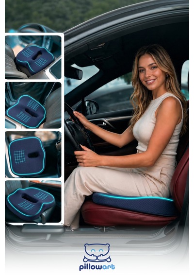 Ortopedik Koltuk Yükseltici Ergonomik Minder Siyatik Ağrı Giderici