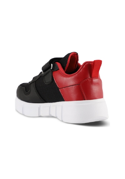 Slazenger KAVITHA KTN Çocuk Cırt Cırtlı Siyah - Kırmızı Sneaker