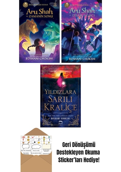 Aru Shah Ve Zamanın Sonu + Aru Shah Ve Dilek Ağacı + Yıldızlara Sarılı Kraliçe