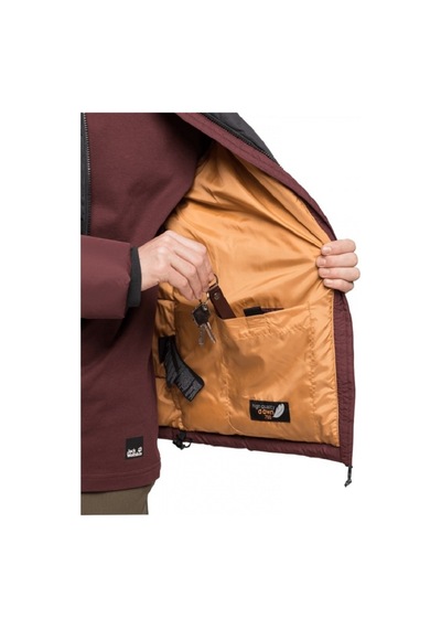 Jack Wolfskin Fearless Down Erkek Outdoor Mont Bordo Bordo