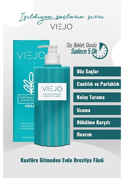 Vegan Saç Keratini - Collagen - Saç Düzleştirici