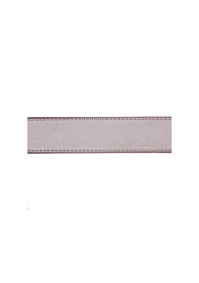 2,5cm X 45metre Kenarı Dikişli Organze Kumaş Kurdela 001