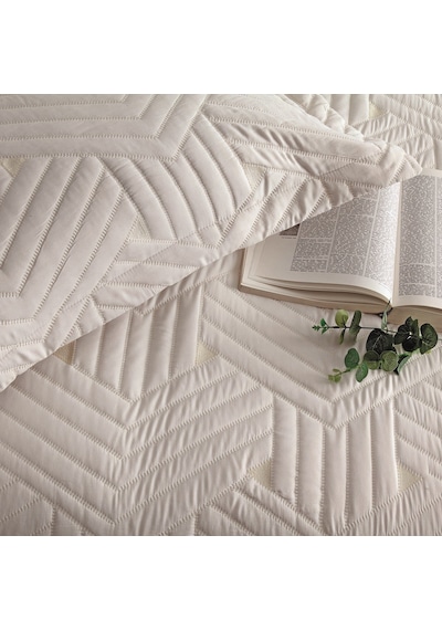 Linens Vita Tek Kişilik Yatak Örtüsü Seti Beyaz