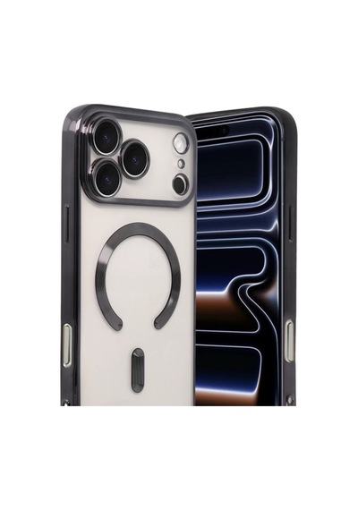 İphone 17 Pro Max Kross Magneticsafe Kapak - Siyah