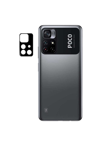 Xiaomi Poco M4 Pro 5g Zore 3d Kamera Camı Siyah