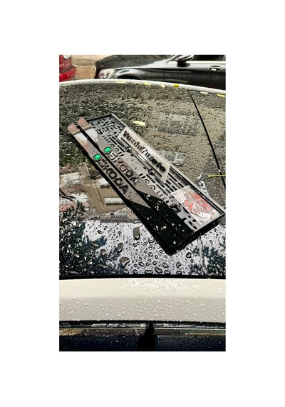 2adet Skoda Uyumlu Pleksi Plakalık - 878384769