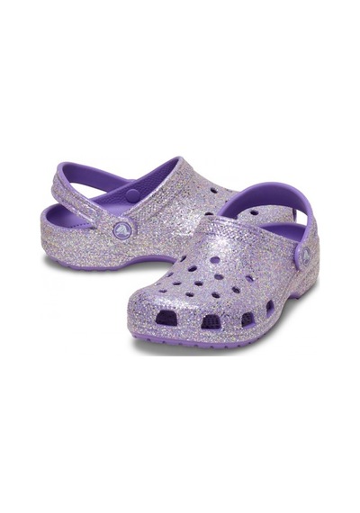 Crocs Classic Fantasy Glitter Clog K Çocuk Terlik Sandalet 212561 510 Mor