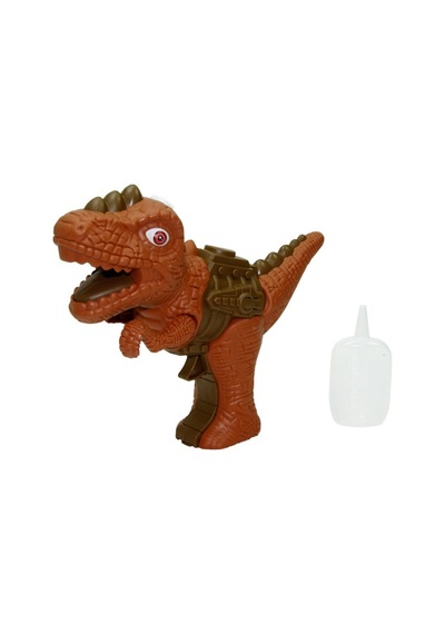 Sesli Işıklı Buhar Çıkartan Dinozor - Kahverengi Dino