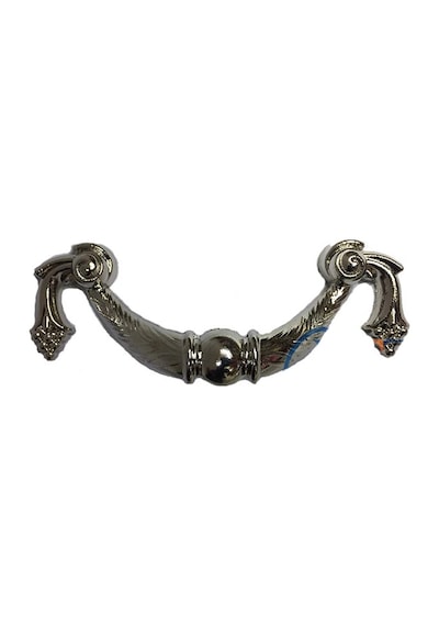 Dekoratif Zamak Üzümlü Kulp - 64mm, Nikel, 1 Adet Diğer