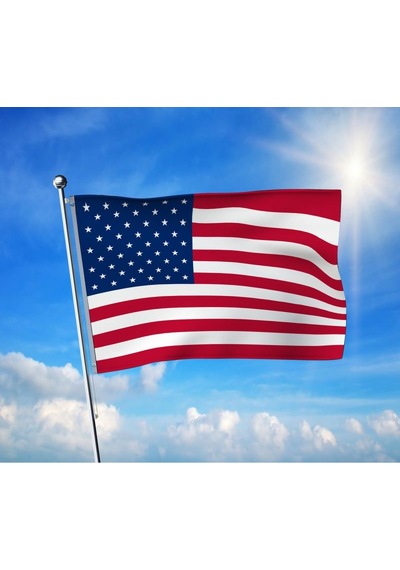 Abd Bayrağı, Amerika Birleşik Devletleri Bayrağı Premium Raşel Kumaş 70x105 Cm Diğer