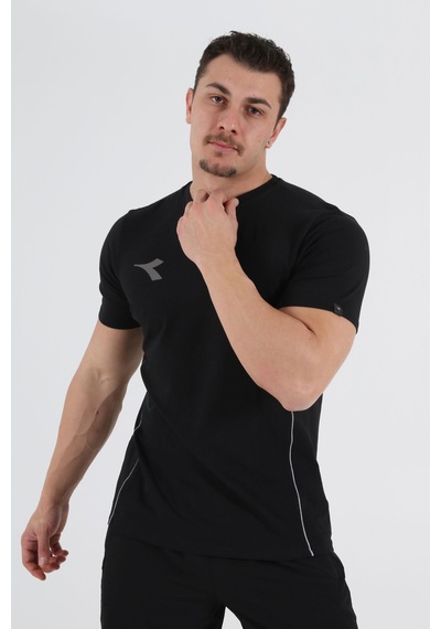 Diadora Satürn Antrenman T-Shirt Siyah